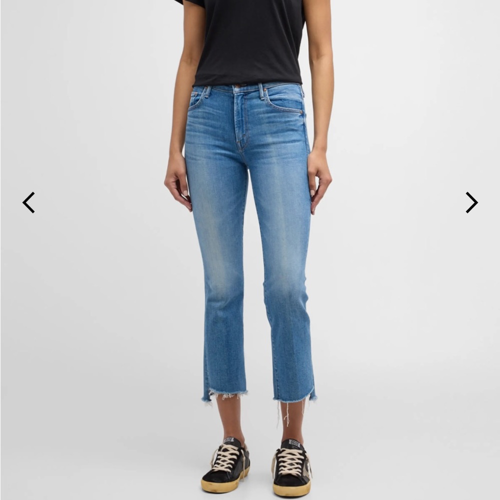 MOTHER Women’s cropped Jeans in Deep Blue